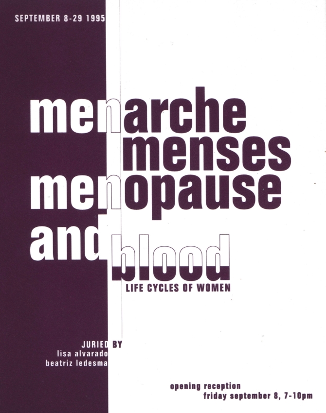 Menarche, Menses, Menopause and Blood