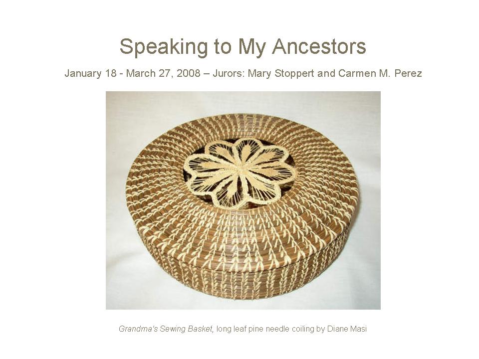 Artisan Gallery: Speaking to My Ancestors
